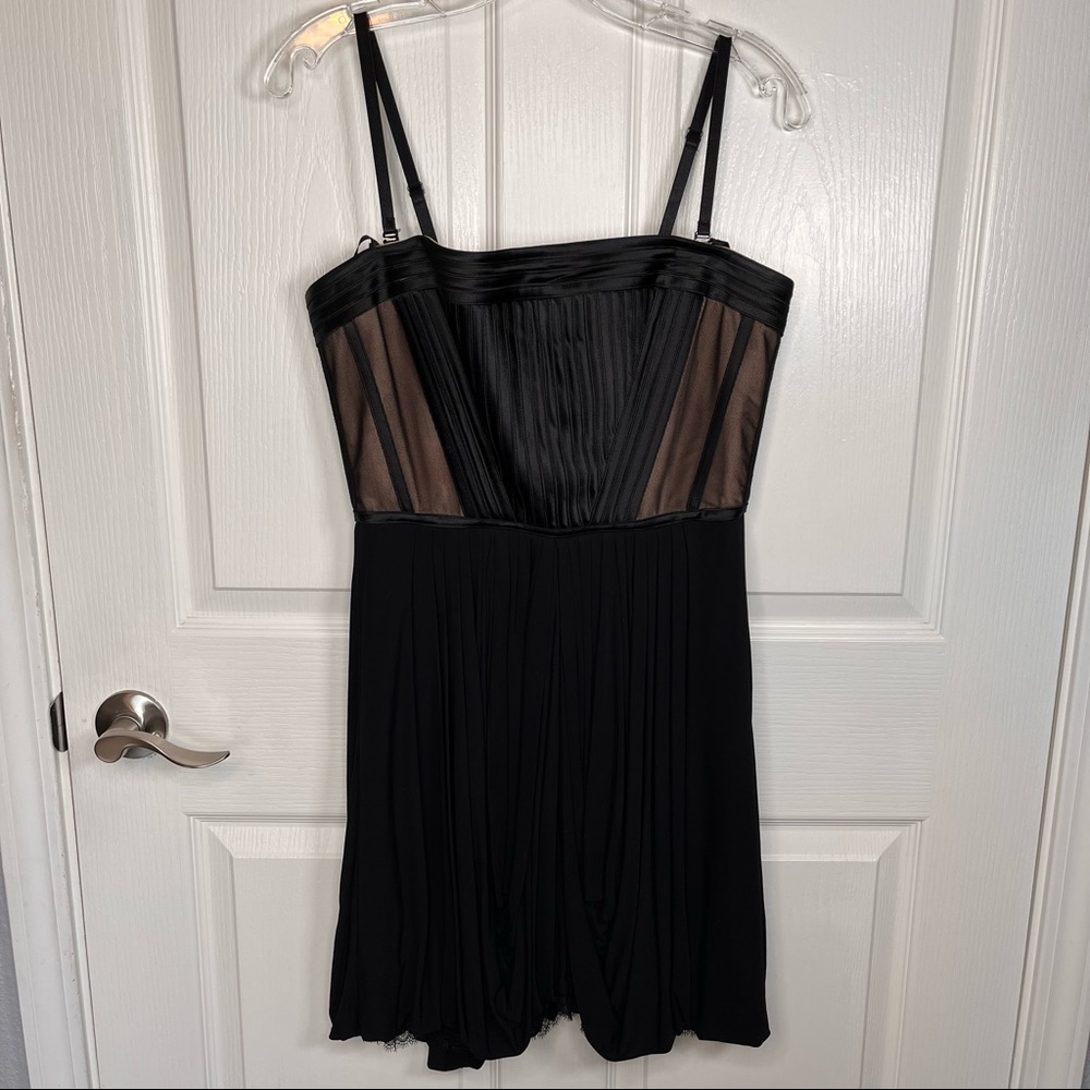 BCBG Maxazria Black Strapless Dress Sz 10 Cocktail Dress